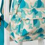 Little Girls Blue Elephant Personalised Backpack, thumbnail 2 of 6