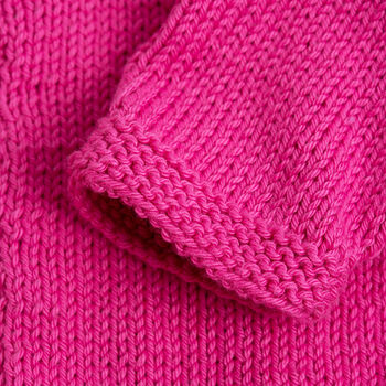 Baby Cotton Cardigan Easy Knitting Kit, 4 of 9