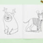 Christmas Doggy Dress Up Colouring Book, thumbnail 2 of 9