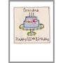 Personalised Cake Birthday Card For Her, thumbnail 2 of 12