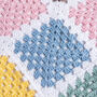 Granny Square Blanket Easy Crochet Kit, thumbnail 5 of 8