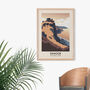 Exmoor National Park Travel Poster Art Print, thumbnail 4 of 8