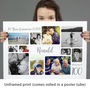 Personalised 100th Birthday Photo Collage, thumbnail 8 of 12