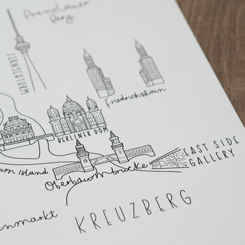 Berlin Illustrated Map Print, 4 of 10