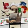 Personalisable Rome Themed 3D Greeting/Gift Card, thumbnail 2 of 7