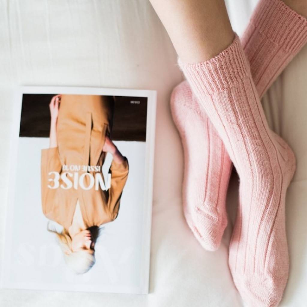 alpaca bed socks by tom lane