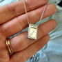 Personalised Dinosaur Necklace With Birthstone, thumbnail 3 of 8