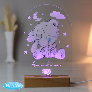 Personalised Tiny Tatty Teddy Night Light, 8 of 11