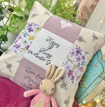 Hugs And Cuddles For Grandma Cushion, 2 of 8