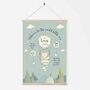 Personalised Keepsake Birth Print Spring Balloon, thumbnail 4 of 6