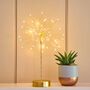 Mini Table Starburst Light 27cm In Gold, thumbnail 2 of 3