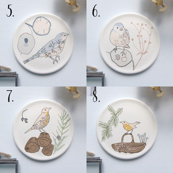 Botanical Bird Mini Wall Plates, 5 of 5