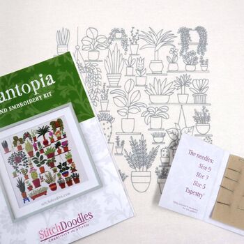 Plantopia Hand Embroidery Kit, 7 of 9