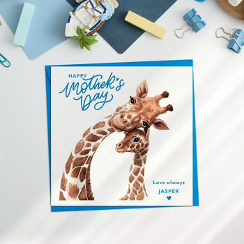 Giraffe Mother's Day Card, 3 of 6