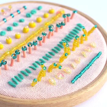 Beginner 3D Beaded Embroidery Kit, 3 of 8