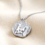 Personalised Stainless Steel Zodiac Pendant Necklace, thumbnail 3 of 12