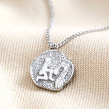 Personalised Stainless Steel Zodiac Pendant Necklace, 3 of 12