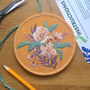 Spring Blossom Floral Embroidery Kit, thumbnail 1 of 4