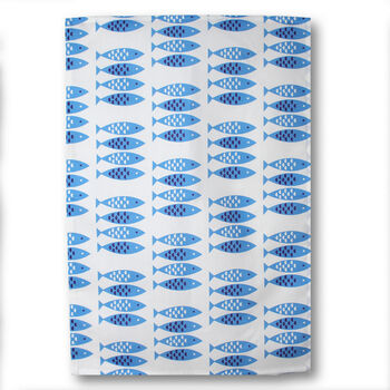 Newlyn Fish Scandi Tea Towel, 2 of 2