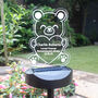 Personalised Baby Loss Memorial Bear Solar Light, thumbnail 2 of 4