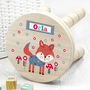 Personalised Kid’s Fox Wooden Stool, thumbnail 1 of 5