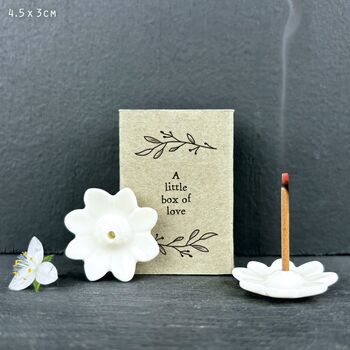 A Little Box Of Love East Of India Incense Mini Sticks In Matchbox, 2 of 2