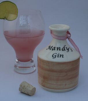 Personalised Ceramic Gin Bottle, 2 of 2