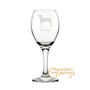 Personalised Hungarian Vizsla Dog Engraved Glass, thumbnail 4 of 6