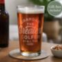 Personalised Greatest Pint Glass, thumbnail 1 of 5
