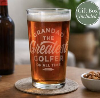 Personalised Greatest Pint Glass, 2 of 5