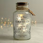 Personalised In Loving Memory LED Glass Jar – Christmas Light Decoration, thumbnail 1 of 4