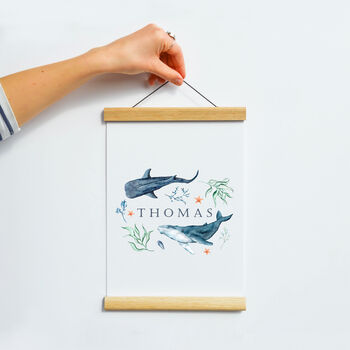 Personalised Sea Life Childrens Print, 5 of 6