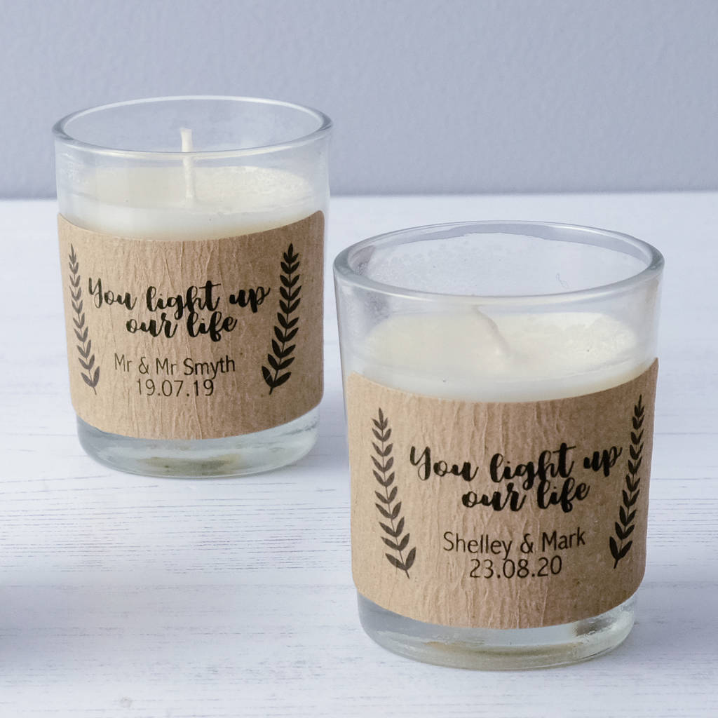Custom Candle, Stickers, Labels, Clear, Small Wedding Stickers Labels,  Small Favor Stickers, Customised Candle Stickers, Name Date Text,gift 