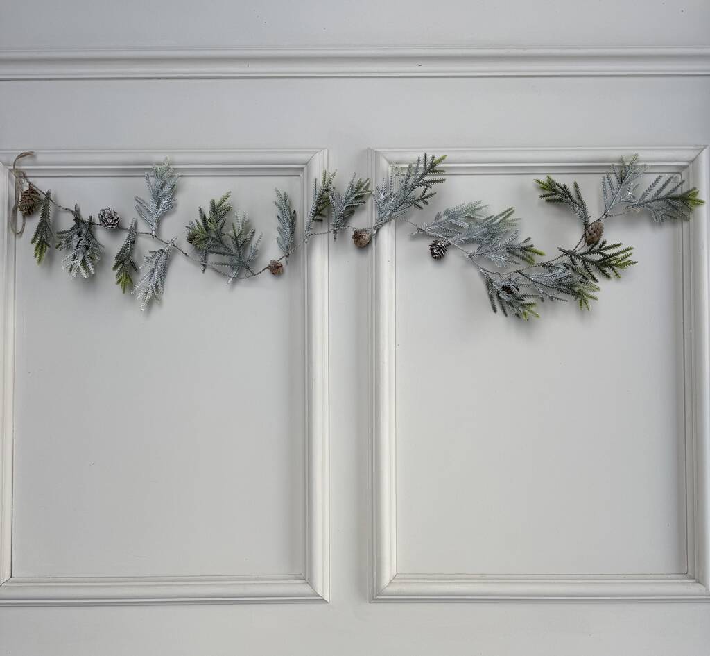Faux Pine Cone Garland, 1 of 3