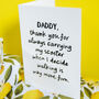 Funny “Thank You For Carrying My Scooter” Card For Mummy/Daddy, thumbnail 3 of 5