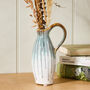 Socco Green Drip Effect Pitcher Vases, thumbnail 3 of 5