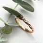 Diamond And Rose Gold Laurel Leaf Ring, thumbnail 3 of 3