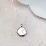 Personalised Pebble Pendant Necklace Sterling Silver, thumbnail 4 of 5