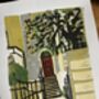 Bespoke Linoprint And Letterpress Home Portrait, thumbnail 9 of 11