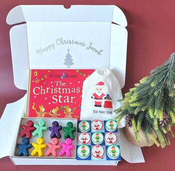 Personalised Child's Christmas Eve Activity Craft Gift Set, 3 of 12