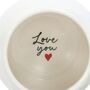 Love Heart Hidden Message Rounded Mug, thumbnail 2 of 4