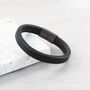 Personalised Men's Leather Braided Bracelet, thumbnail 7 of 8