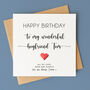 Personalised Birthday Card For Boyfriend Or Partner, thumbnail 3 of 8