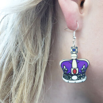 Crown Jewels Coronation Celebration Earrings, 4 of 12