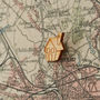 Personalised London Fabric Map Notice Board, thumbnail 4 of 8