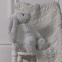 Personalised Baby Blanket And Bashful Bunny Toy, thumbnail 1 of 6