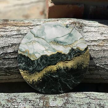 Pack Of Four Ceramic Marble Design Coasters, 2 of 4