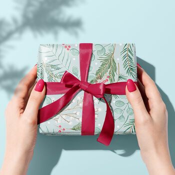 Luxury Christmas Foliage Gift Wrap Sheets, 2 of 3