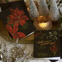 Botanical Foliage Christmas Card 'Seasons Greetings', thumbnail 3 of 3