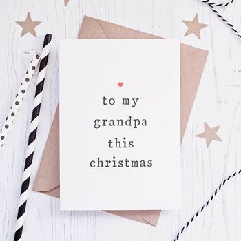 'To My…' Grandparents Christmas Card, 3 of 3